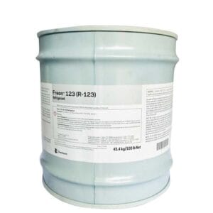 Gas lạnh R123 Freon Chemours Mỹ bình 45.4Kg