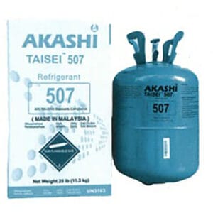 Gas lạnh R507A Akashi Malaysia bình 11.3Kg