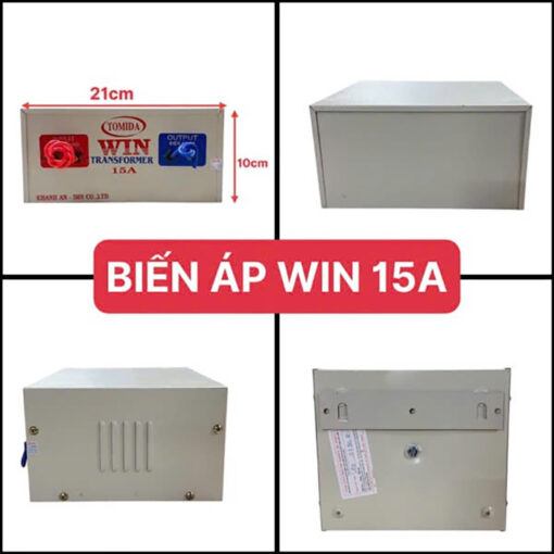 Biến áp điện 110V có dây Win 15A dành cho máy lạnh hàng nội địa Nhật
