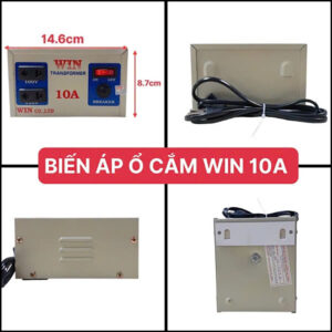 Biến áp điện 110V ổ cắm Win 10A dành cho hàng nội địa Nhật máy giặt nồi cơm , tủ