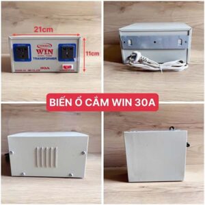 Biến áp điện 110V ổ cắm Win 30A dành cho hàng nội địa Nhật máy giặt nồi cơm , tủ