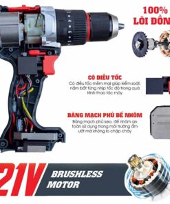 Bộ khoan pin Workfix 13mm - WF-ID1395BL 3a - 21v (1)