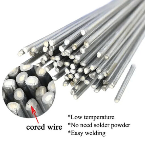 Que hàn nhôm lõi thuốc (bọc thuốc) cao cấp - dây hàn nhôm bằng khò gas tiện l (1)