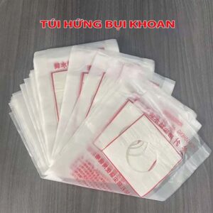Túi hứng bụi khoan, Bọc hứng bụi cho mũi khoan rút lỗi phi 65 [Gói 100c] (1)