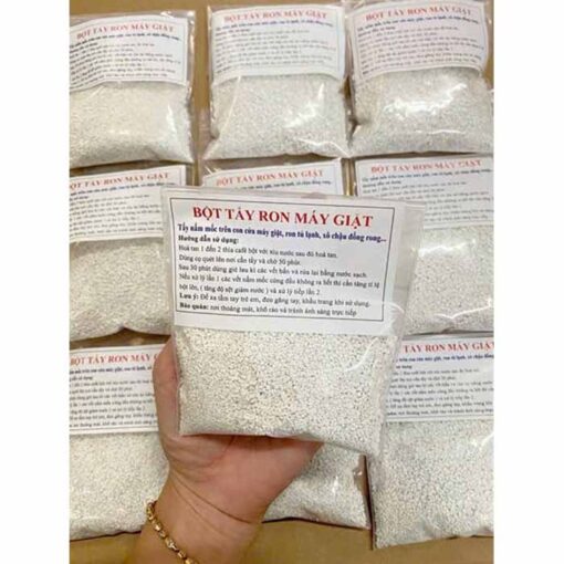 Bột tẩy ron máy giặt