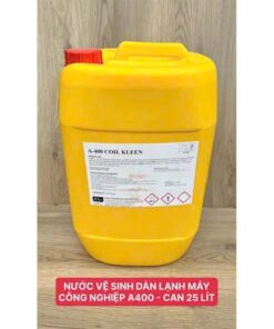 Nước vệ sinh dàn lạnh máy công nghiệp A400 - can 25 lít
