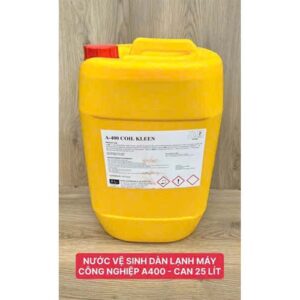 Nước vệ sinh dàn lạnh máy công nghiệp A400 - can 25 lít
