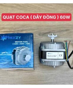 Quạt coca dây đồng 60w quạt dàn nóng coca quạt block tủ đông