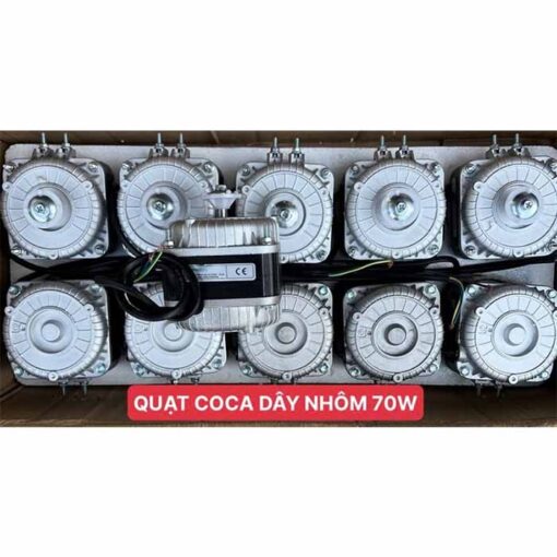 Quạt coca dây nhôm 70w quạt block tủ đông quạt dàn nóng coca