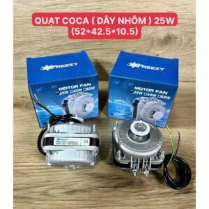 Quạt dàn nóng coca quạt block tủ đông quạt coca dây nhôm 25w