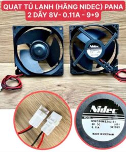 Quạt tủ lạnh PANASONIC hãng Nidec 2 dây 8v 0.11A - 9.9