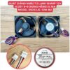 Quạt tủ lạnh SHARP hãng Nidec 4 dây 12v 0.16A