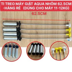 Ti treo máy giặt AQUA nhôm 62.5CM dùng cho máy 11-12 kg