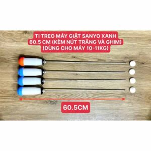 Ti treo máy giặt SANYO 60.5CM kèm nút trắng và ghim dùng cho máy 10-11 kg