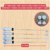 Ti treo máy giặt SANYO màu xanh 57.5CM kèm nút trắng và ghim dùng cho máy 7-8 kg