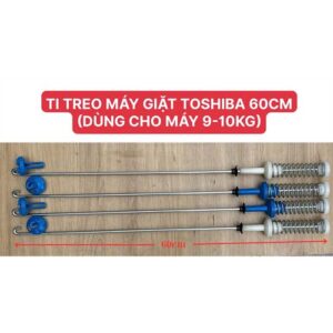 Ti treo máy giặt TOSHIBA 60CM kèm nút trắng và ghim dùng cho máy 9-10 kg