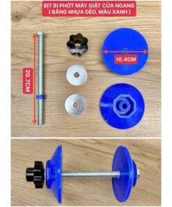 Bịt bi phớp máy giặt cửa ngang bằng nhựa dẻo màu xanh