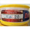 Cáp điện ruột đồng Daphaco cách điện PVC 2.0