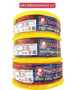 Cáp điện ruột đồng Daphaco cách điện PVC 2.5