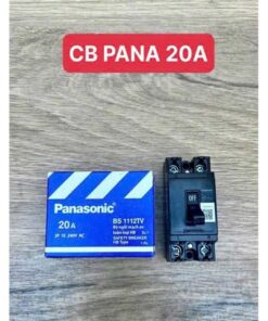 Cầu giao an toàn aptomat Panasonic 20A có lá kẹp dây điện