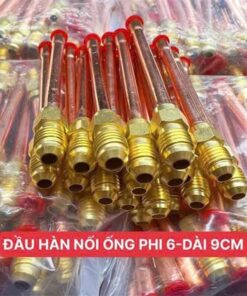 Đầu hàn nối ống phi 6 dai 9cm