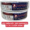 Dây điện đôi Daphaco 2.15 cuộn 100 mét