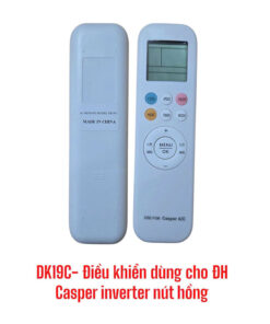 Điều khiển dùng cho điều hòa Casper Inverter nút hồng - DK19C