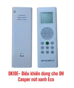 Điều khiển dùng cho điều hòa Casper nút xanh ECO - DK21A