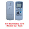 Điều khiển dùng cho điều hòa Mitsubishi Hevy đời mới - 2 chiều - DK21
