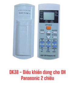 Điều khiển dùng cho điều hòa Panasonic - 2 chiều - DK38