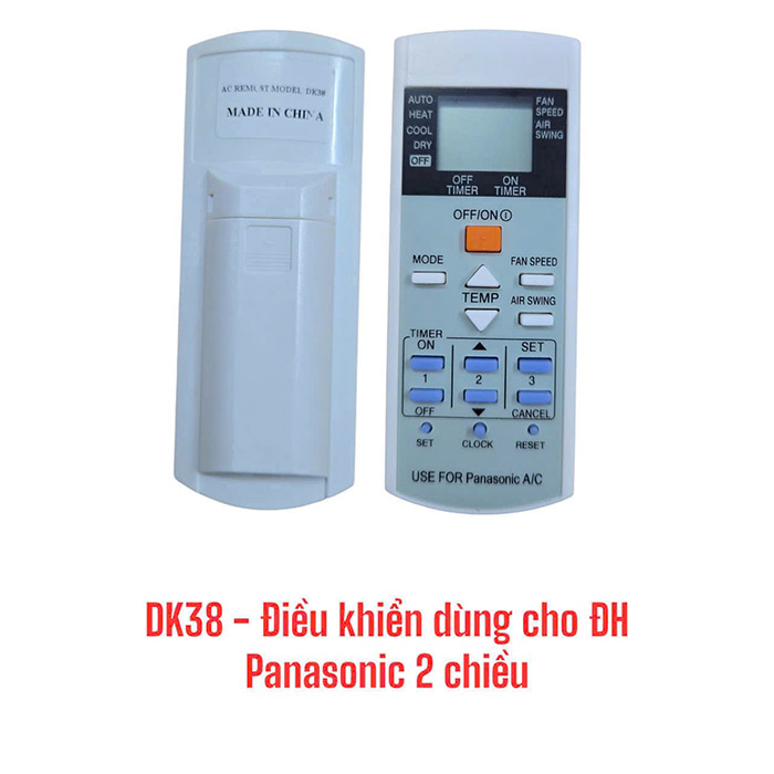 Điều khiển dùng cho điều hòa Panasonic - 2 chiều - DK38