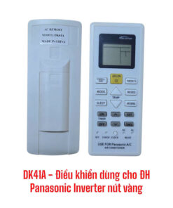 Điều khiển dùng cho điều hòa Panasonic Inverter nút vàng - DK41A