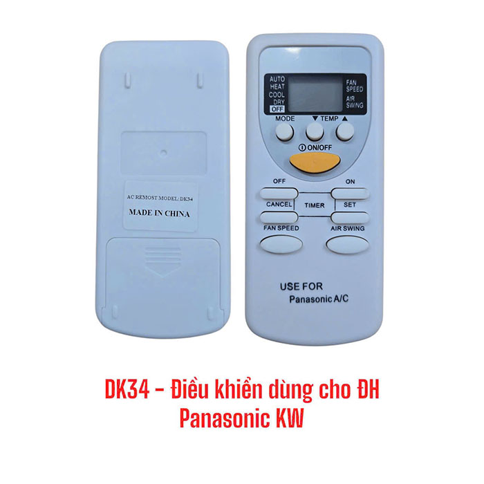 Điều khiển dùng cho điều hòa Panasonic KW - DK34