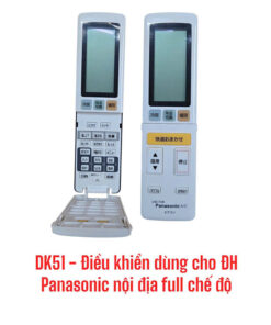 Điều khiển dùng cho điều hòa Panasonic nội địa full chế độ - DK51