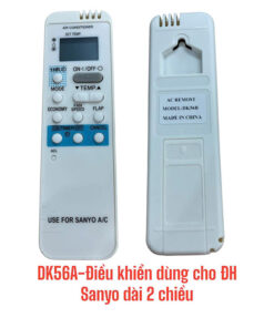 Điều khiển dùng cho điều hòa Sanyo dài - 2 chiều - DK56A