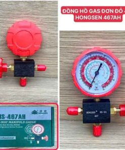 Đồng hồ GAS đơn đỏ 410 Hongsen 467AH
