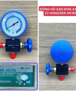 Đồng hồ Gas đơn xanh 22 Hongsen 467AL