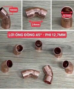 Lơi ống đồng phi 45 phi 12.7mm