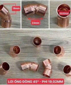 Lơi ống đồng phi 45 phi 19.02mm