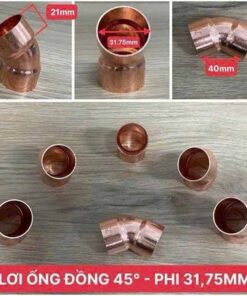 Lơi ống đồng phi 45 phi 31.75mm