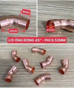 Lơi ống đồng phi 45 phi 9.52mm