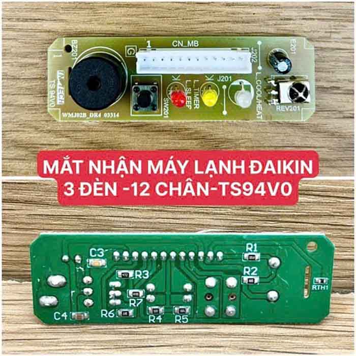 Mắt nhận máy lạnh Daikin 3 đèn 12 chân