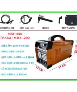 Máy hàn Osaka - MMA - 200 kèm phụ kiện