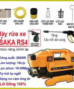 Máy rửa xe Osaka RS4 kèm phụ kiện