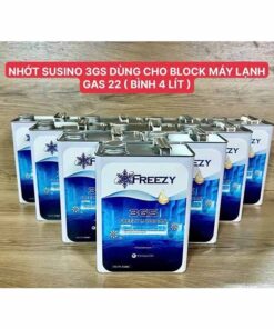 Nhớt Susino 3GS bình 4 lít dùng cho block máy lạnh Gas 22