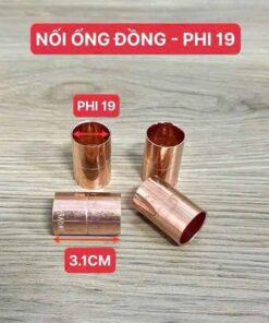 Nối ống đồng phi 19