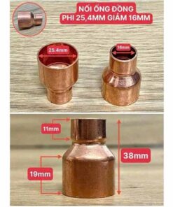 Nối ống đồng phi 22.4mm giảm 16mm
