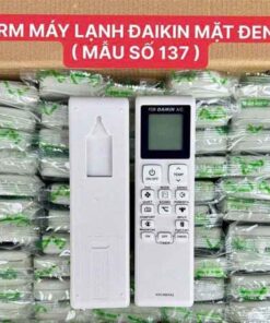 Remot máy lạnh Daikin mặt đen mẫu số 137