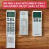 Remot máy lạnh Mitsubishi heavy Industries mẫu số 131