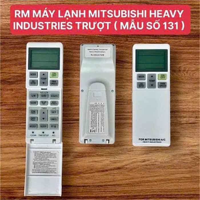Remot máy lạnh Mitsubishi heavy Industries mẫu số 131